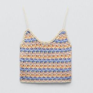 Zara | Knit Crop Top | Multicolor